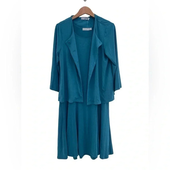 Modern Soul 2 Piece Set. Midi Dress and Button Cardigan. New with Tags - Picture 12 of 12